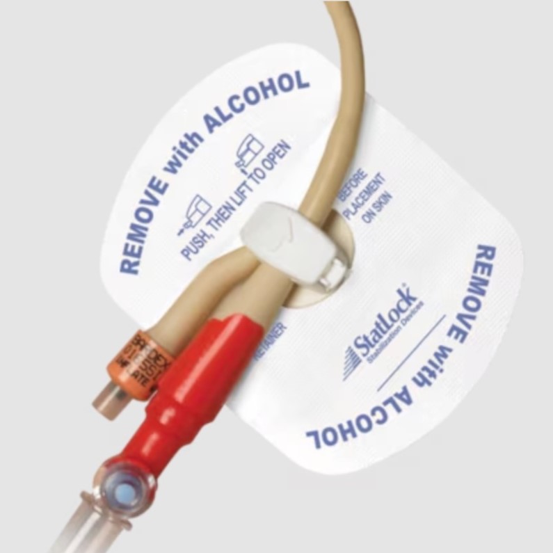 Catheter Stabilization Device Statlock® Adult, Foam Anchor Pad, Perspiration Holes (1/EA 25/BX) by Bard Urologicals  ID FOL0101